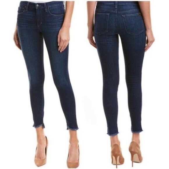 Joe's Jeans Mid Rise Skinny Ankle Raw Step Hem Jeans in Maria, Size 26 - Picture 1 of 16